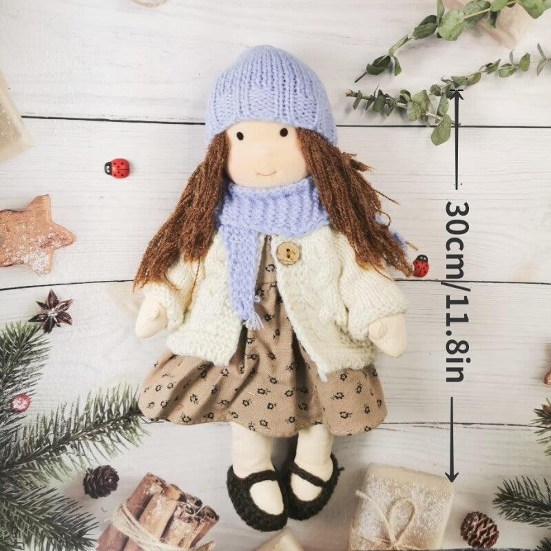 Handwoven Dress-up Doll by Artist - Collectible Item