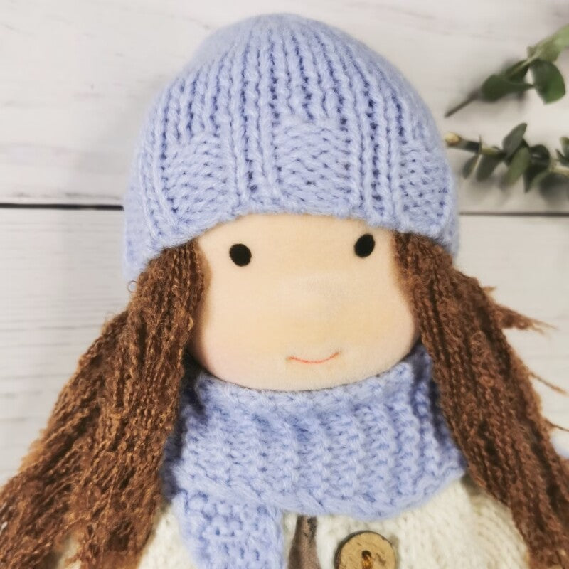Handwoven Dress-up Doll by Artist - Collectible Item