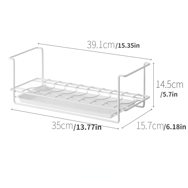 Kitchen Dish Rack with Chopstick Box and Fork Box