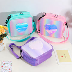 Colorful Insulated Bento Lunch Bag for Outdoor Picnics & Camping