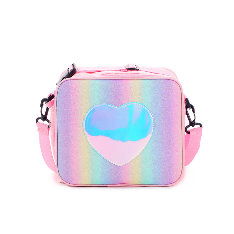 Colorful Insulated Bento Lunch Bag for Outdoor Picnics & Camping