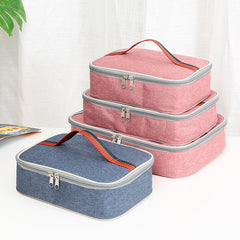 Japanese Oxford Cloth Insulation Lunch Bag Picnic Waterproof Hand Wash