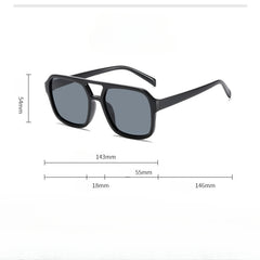 Men's Sun Protection Double Beam Sunglasses for Traveling Party