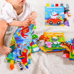 Baby Cloth Book Educational Ringed Paper Cloth Book Toys
