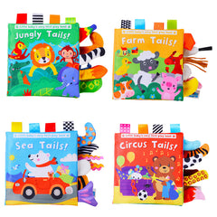 Baby Cloth Book Educational Ringed Paper Cloth Book Toys