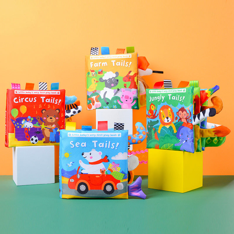 Baby Cloth Book Educational Ringed Paper Cloth Book Toys