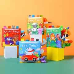 Baby Cloth Book Educational Ringed Paper Cloth Book Toys