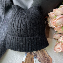 Women's Cat Ears Knit Beanie Hat for Winter Sports