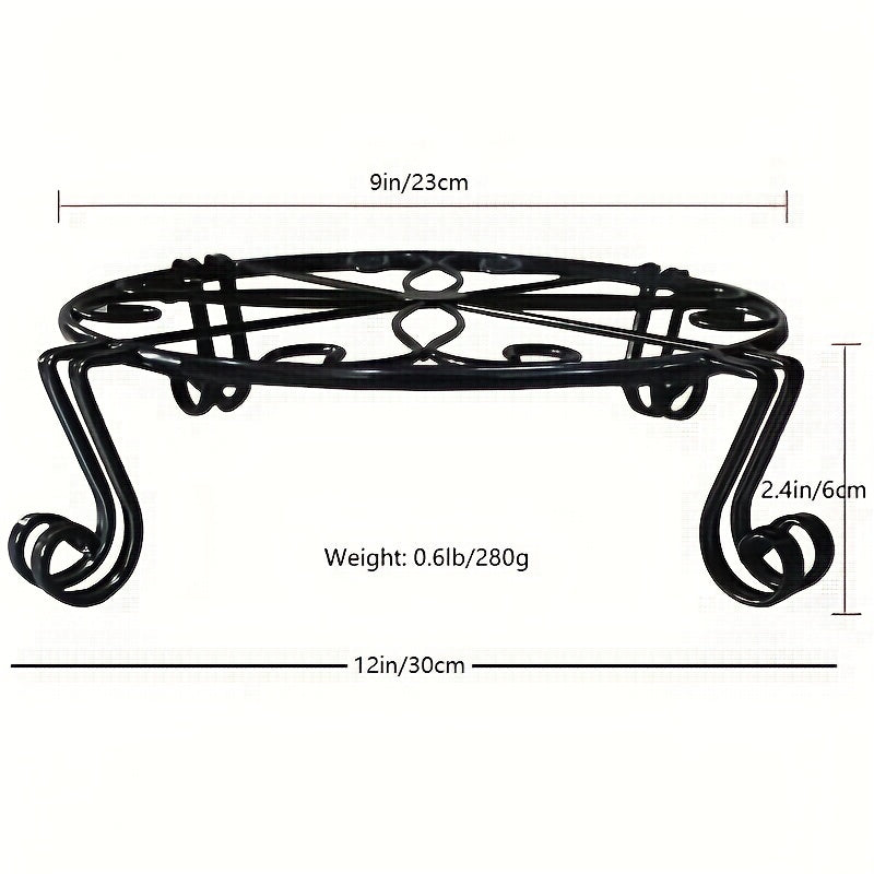 2pcs Plant Stand Heavy Duty Potted Holder Indoor Outdoor Metal