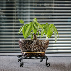 2pcs Plant Stand Heavy Duty Potted Holder Indoor Outdoor Metal