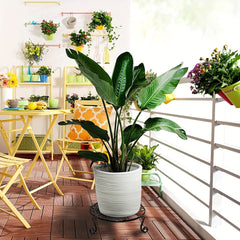 2pcs Plant Stand Heavy Duty Potted Holder Indoor Outdoor Metal