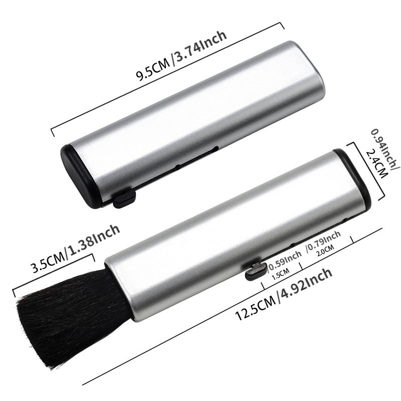 Car A/C Outlet Cleaning Tool Brush for Dashboard Dust Retractable