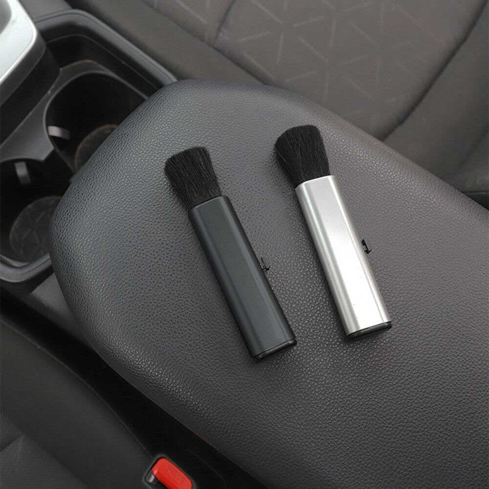 Car A/C Outlet Cleaning Tool Brush for Dashboard Dust Retractable