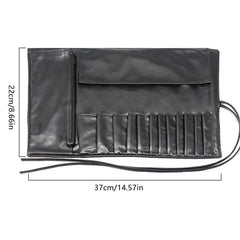 Makeup Brush Holder Organizer Rolling Case Pouch For Travel