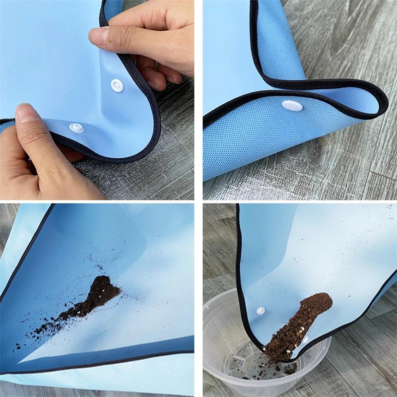 Waterproof Gardening Planting Mat Succulent Flower Changing Pot Mixing Soil Mat