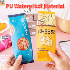 2pcs Cartoon Snack Pen Bag Student Stationery Gift