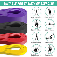 Pull Up Bands TPE Workout Bands For Arm Leg & Back Exercise