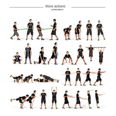 Pull Up Bands TPE Workout Bands For Arm Leg & Back Exercise
