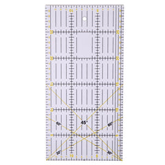 DIY Transparent Quilting Sewing Patchwork Foot Aligned Ruler Grid Cutting Tailor