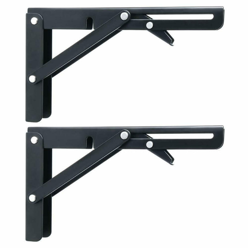 2pcs Campervan Folding Bracket Table Shelf Motorhome Caravan Stainless Steel