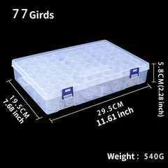 DIY Diamond Painting Bead Storage Container Transparent Organizer Case