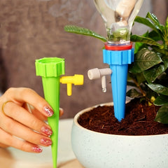 10pcs Self Watering Flower Nails Slow Release Control for Houseplant & Garden