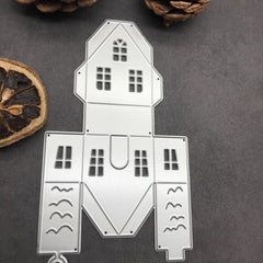 1pc 3D House Decoration Metal Cutting Dies For DIY Scrapbooking