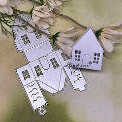 1pc 3D House Decoration Metal Cutting Dies For DIY Scrapbooking