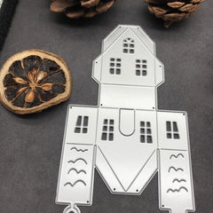 1pc 3D House Decoration Metal Cutting Dies For DIY Scrapbooking