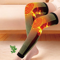 Long Warm Knee Pads Compression Socks Winter Leg Warmer Hiking Running