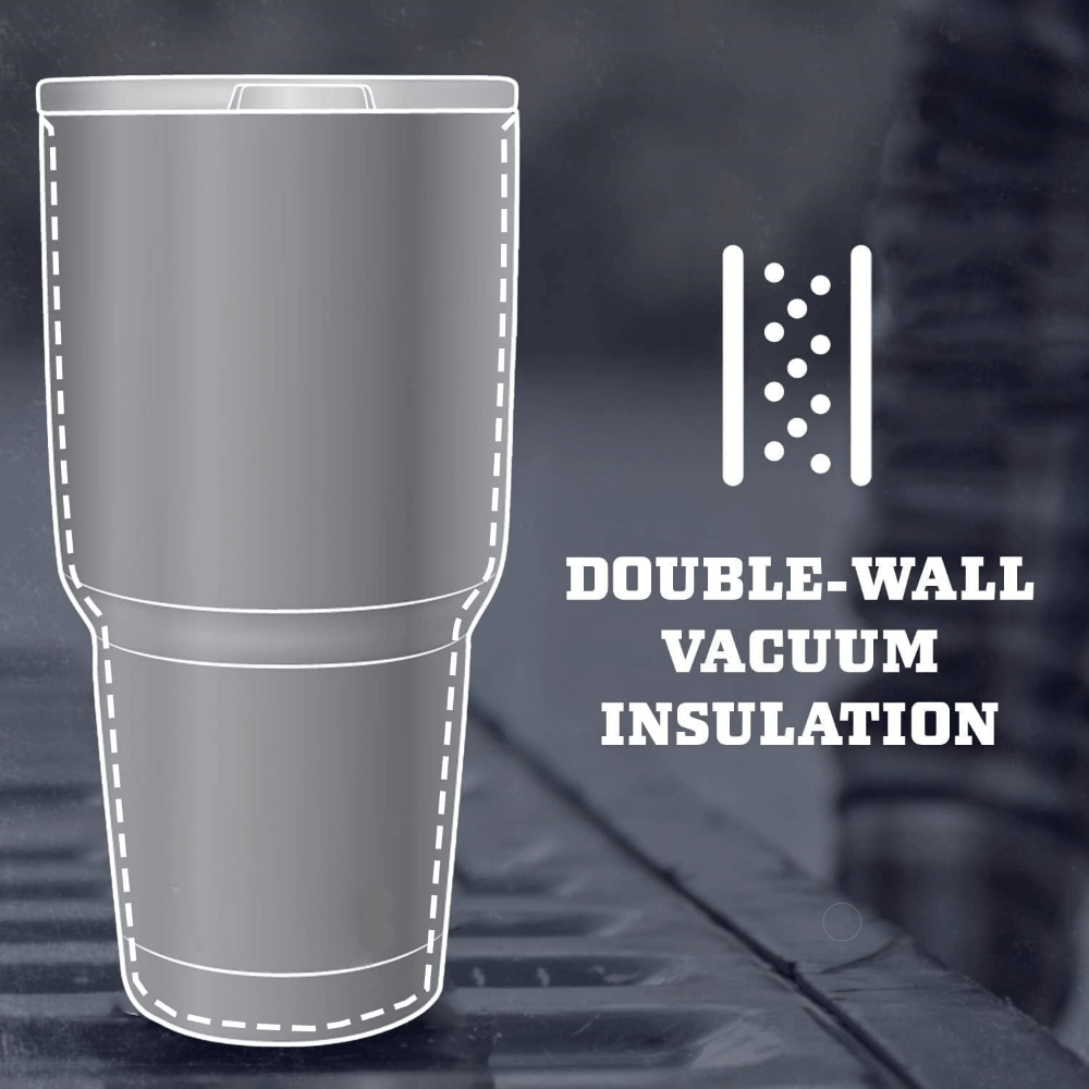 30oz Stainless Steel Vacuum Tumbler with Lid