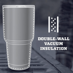 30oz Stainless Steel Vacuum Tumbler with Lid