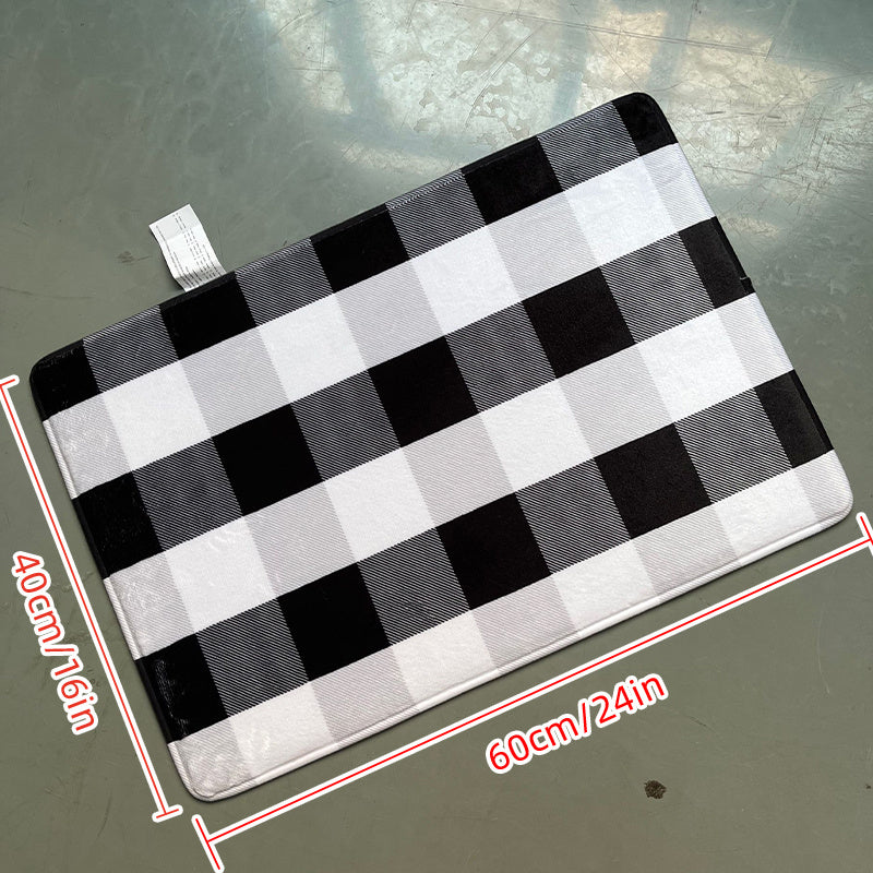 Thick Washable Floor Mat Indoor Outdoor Area Rug Absorbent Door Carpet