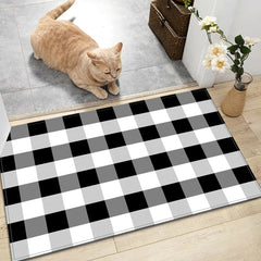 Thick Washable Floor Mat Indoor Outdoor Area Rug Absorbent Door Carpet
