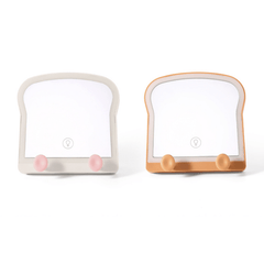 Toast & Bread Shape Mirror Night Light Lamp