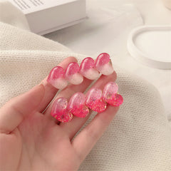 Heart Hair Clips Decorative Hair Accessories for Girls