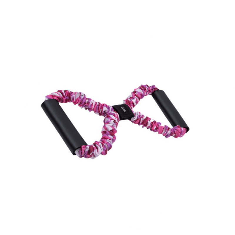8 Shaped TPE Yoga Resistance Tension Rope Camouflage Stretching Belt