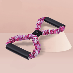 8 Shaped TPE Yoga Resistance Tension Rope Camouflage Stretching Belt
