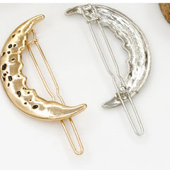 Moon Shaped Hairpins Hair Clips Decorative Hair Accessories