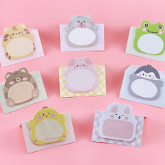 8pcs Animal Sticky Notes - Cute Memo Note for Students