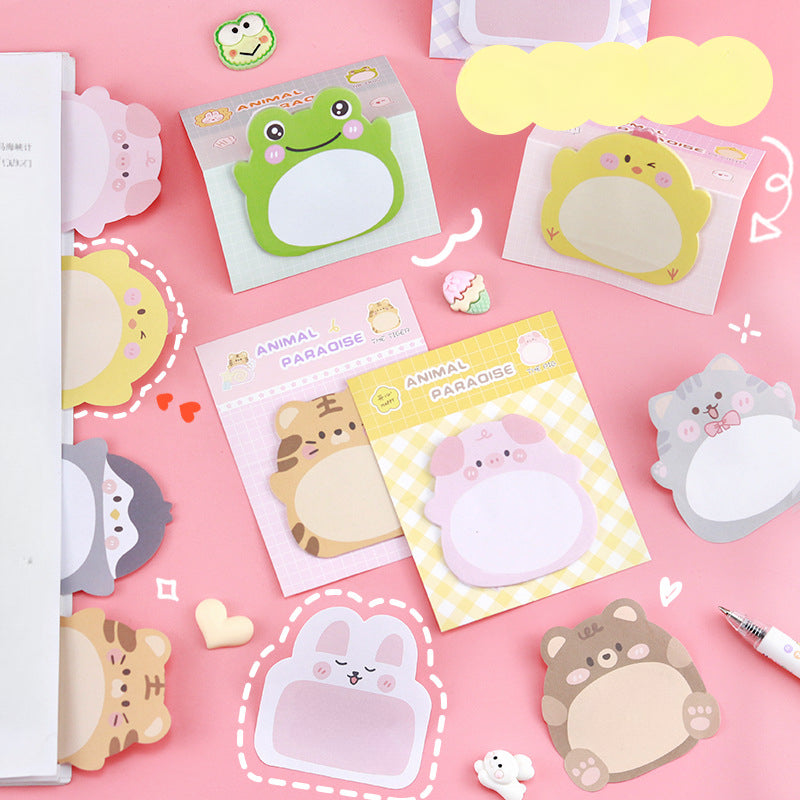 8pcs Animal Sticky Notes - Cute Memo Note for Students