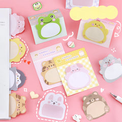 8pcs Animal Sticky Notes - Cute Memo Note for Students