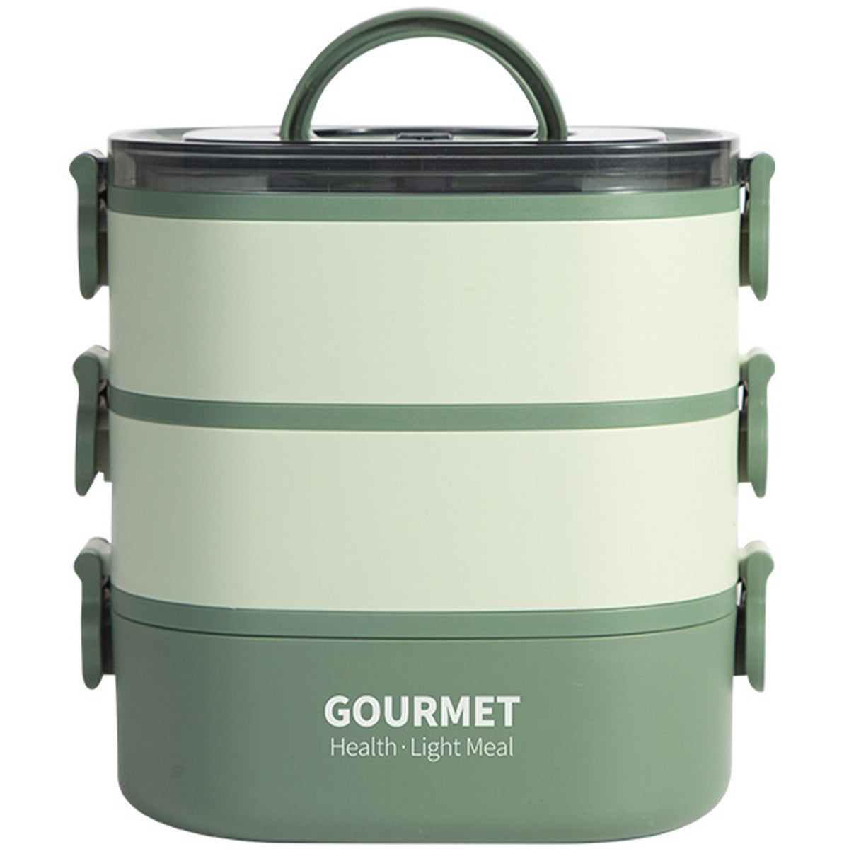 3 Tier Lunch Box 2000ML Leakproof Bento Case Microwave Safe Food Container