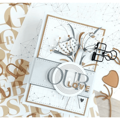 Piggy Craft Metal Cutting Dies Flower Leaf Series