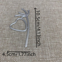 Piggy Craft Metal Cutting Dies Flower Leaf Series