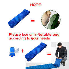 Waterproof Inflatable Sleeping Pad for Hiking Travel - Comfortable & Convenient