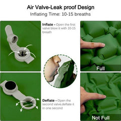 Waterproof Inflatable Sleeping Pad for Hiking Travel - Comfortable & Convenient