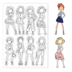 1 Sheet PVC Plastic Stamps For DIY Scrapbooking Photo Album Decorative Cards Mak