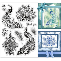 Retro Clear Stamps Floral Calendar Background Words Silicone Stamp Seals