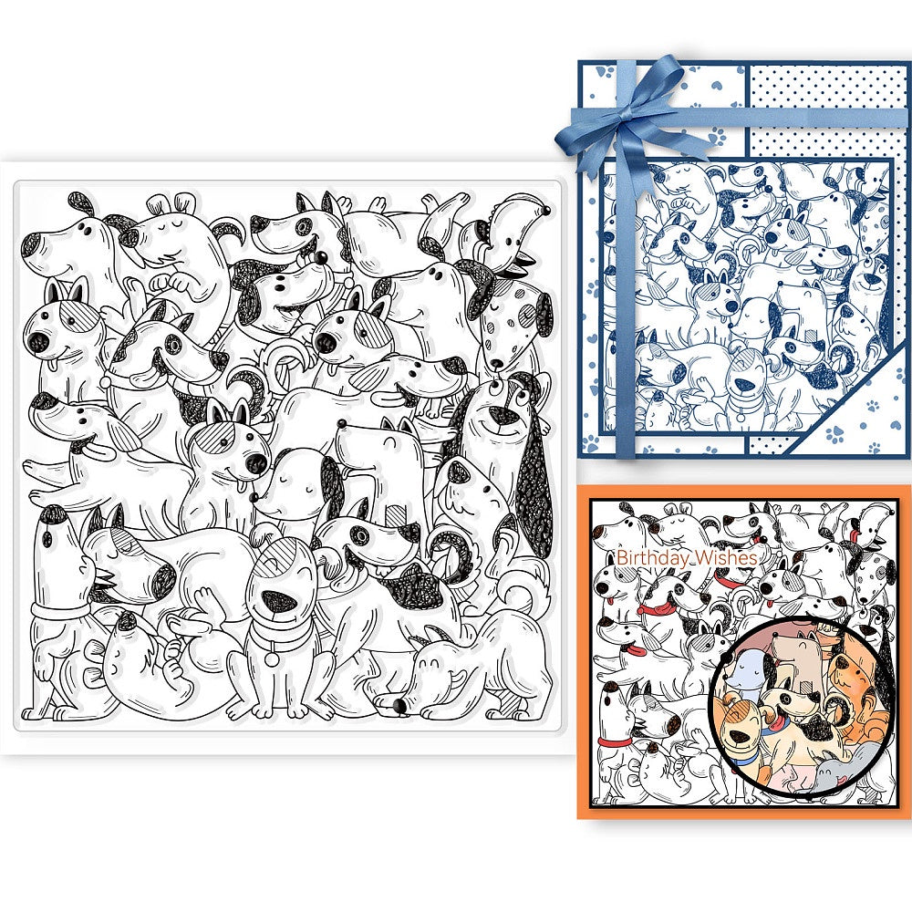Clear Stamp Making Card Decoration Flower Animal Background Silicone